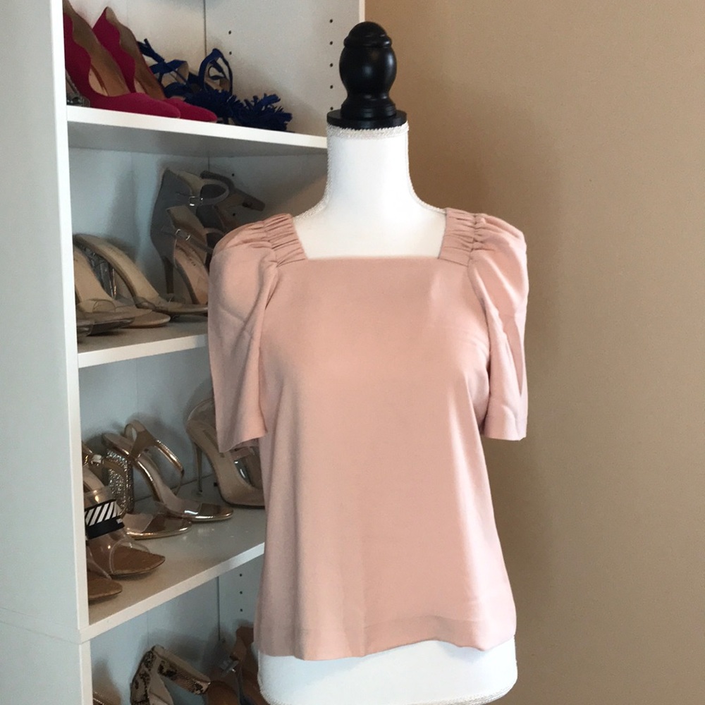 Ann Taylor puff sleeve top size s
